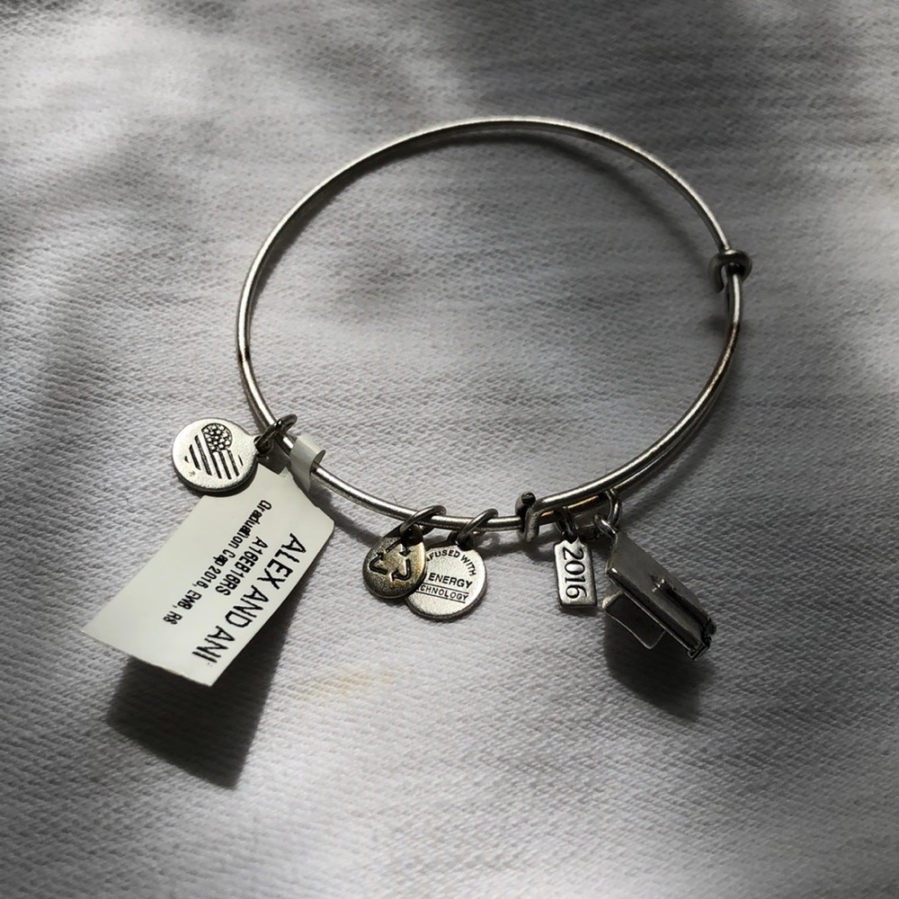 Alex and Ani graduation bracelet
